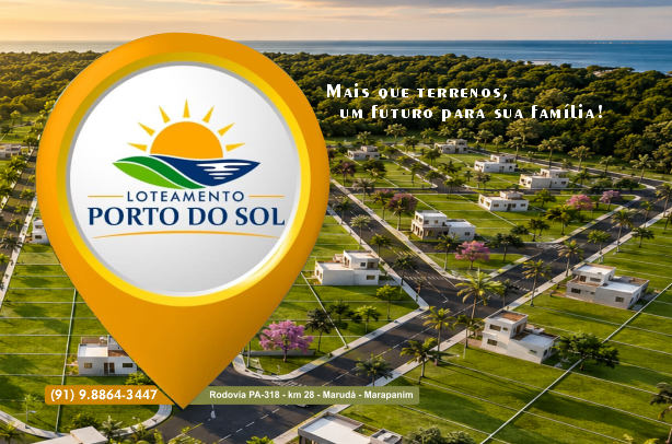 Lotes e Terrenos Loteamento- Porto do Sol Marudá Parreira Corretor