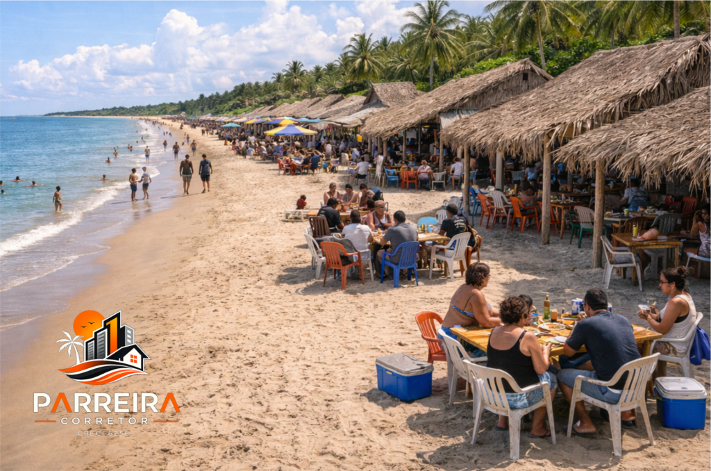 Praia do Crispim em Marudá distrito de Marapanim, PA