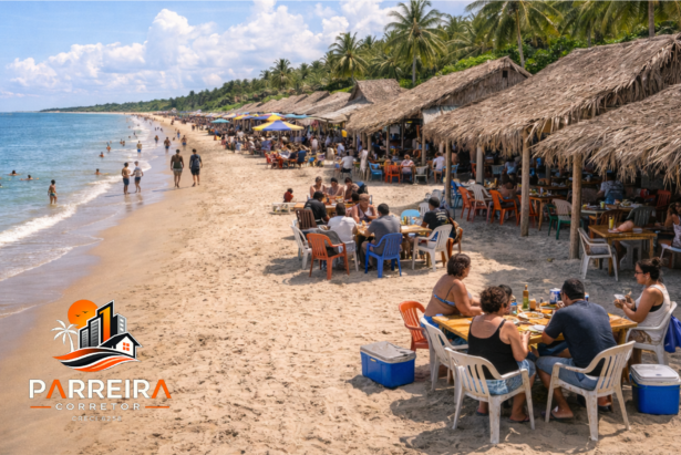 Praia do Crispim em Marudá distrito de Marapanim, PA