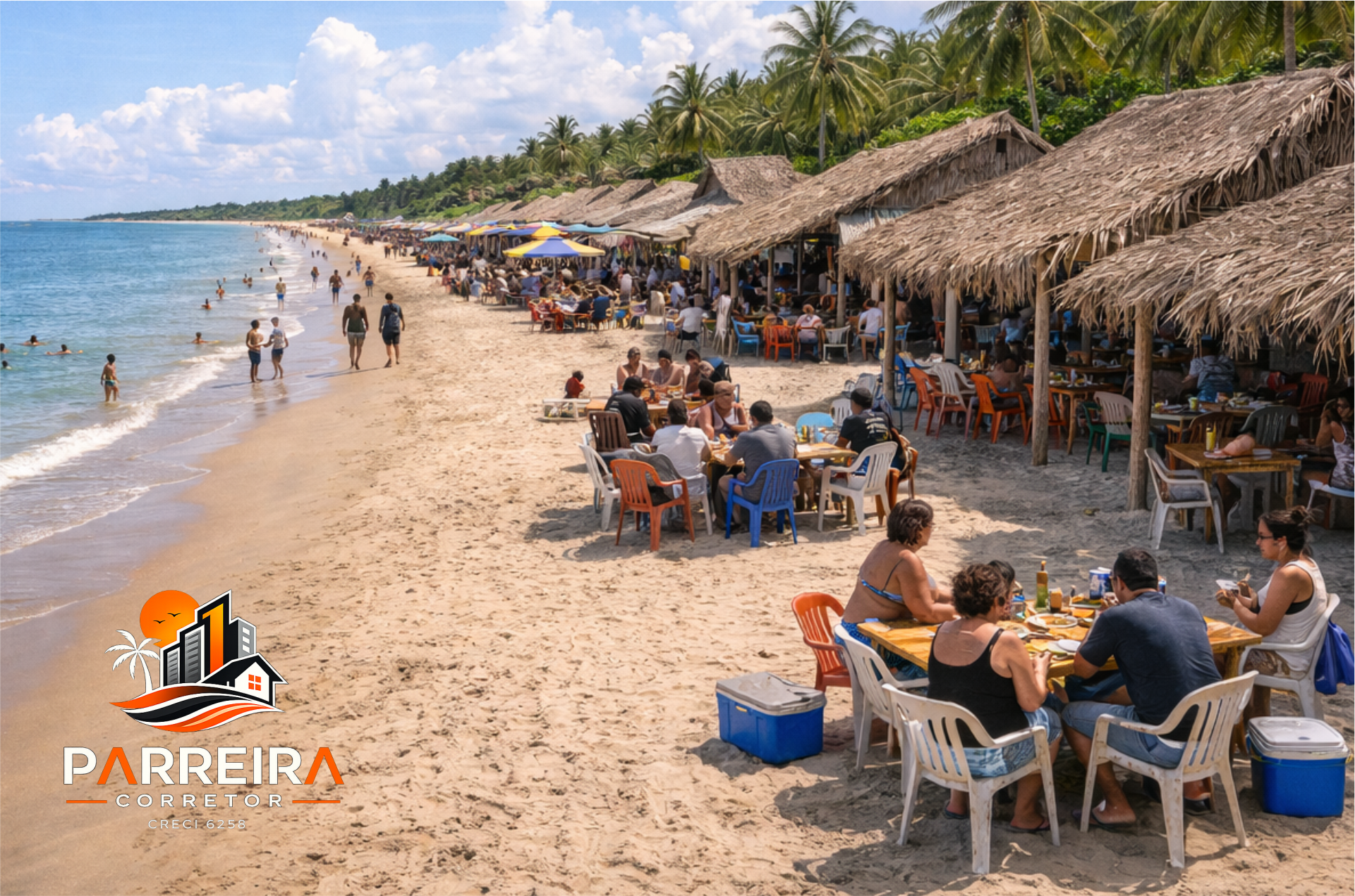 Praia do Crispim em Marudá distrito de Marapanim, PA